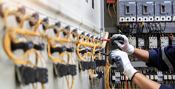 Professional Electrician technician working in Hilltop, MN